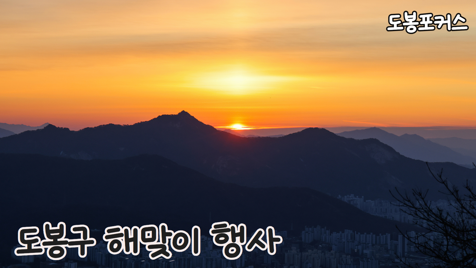 [도봉포커스] 2026 도봉구 해맞이 행사